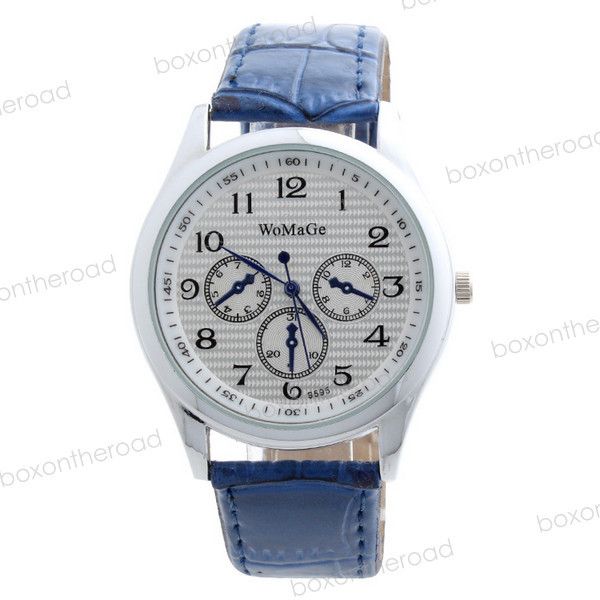 005 Relógio Analógico Azul