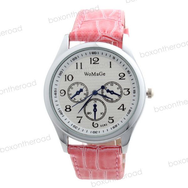 002 Relógio Analógico Rosa