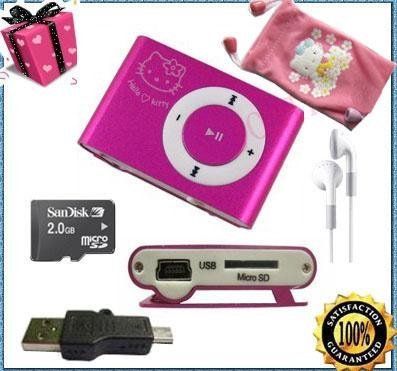 001 Mp3 Hello Kitty 3 pçs
